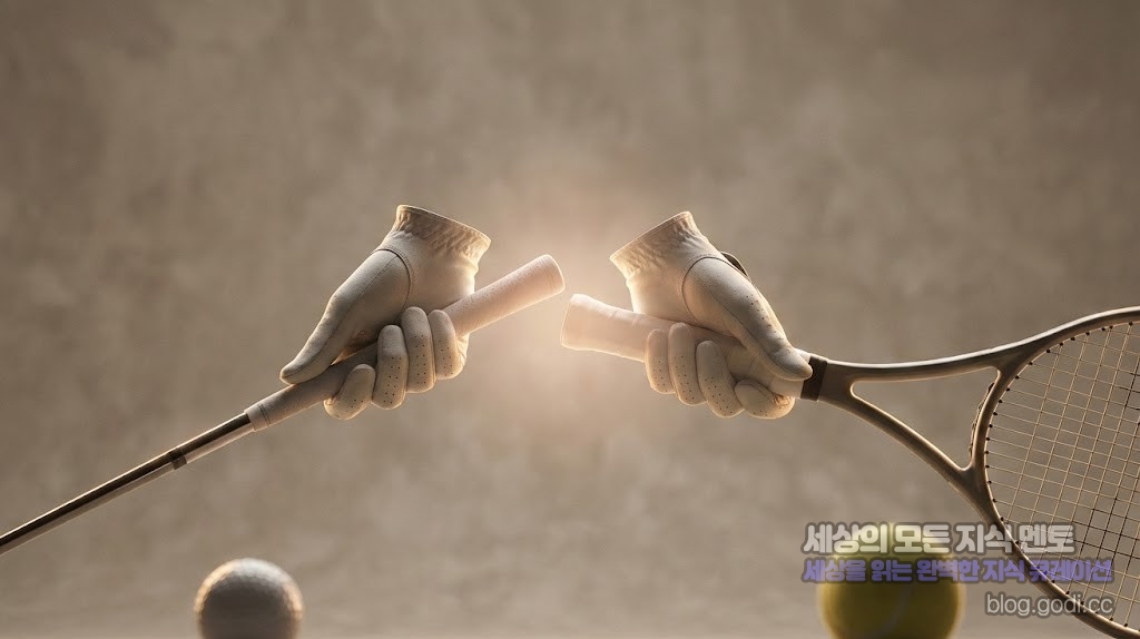 골프와 테니스의 시너지: ‘그립의 압력(Grip Pressure)’과 부드러운 스윙의 상관관계