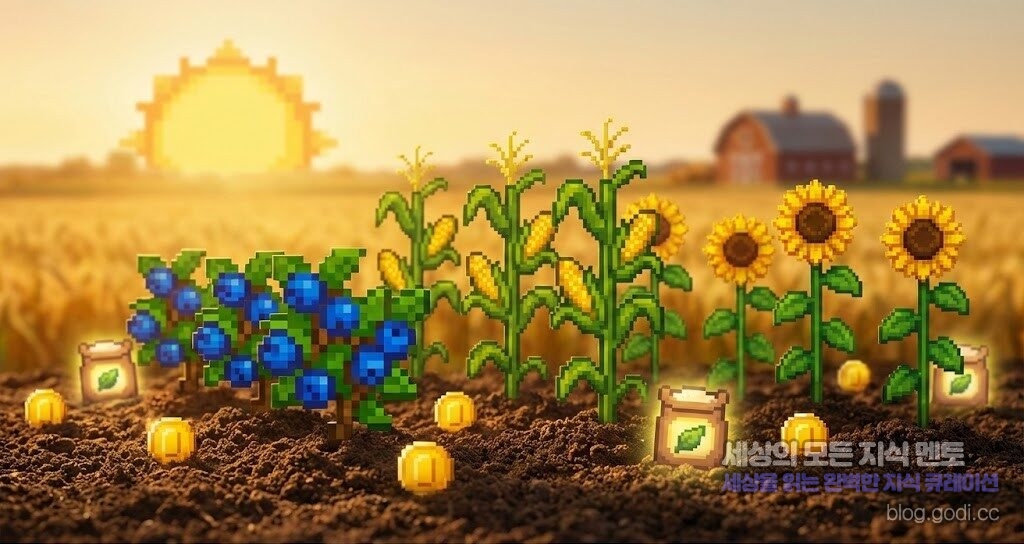 스타듀밸리 1.6+ 완벽한 수익을 위한 ‘여름 작물’ 큐레이션: 가성비부터 고수익 최적화까지