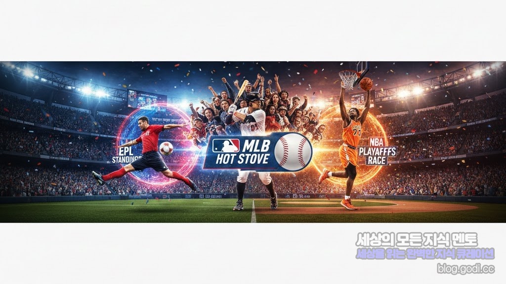 빅리그의 뜨거운 겨울, EPL·MLB·NBA 팬들을 위한 심층 가이드