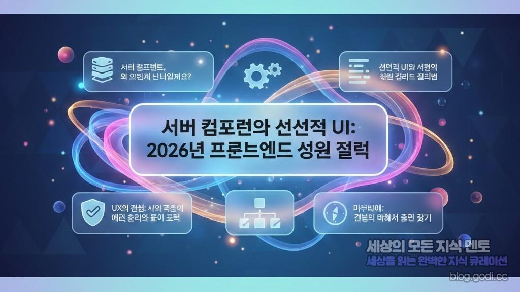컴포넌트의 한계를 넘는 서버 컴포넌트와 선언적 UI: 2026년 프론트엔드 생존 전략