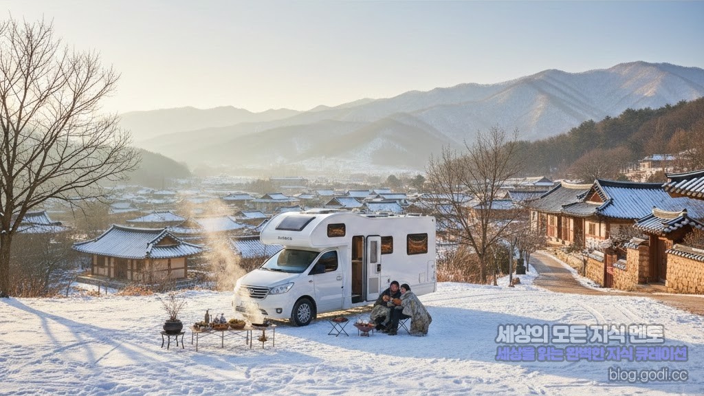 겨울의 고요함 속으로, 1월에 떠나는 경남 산청 웰니스 차박 여행