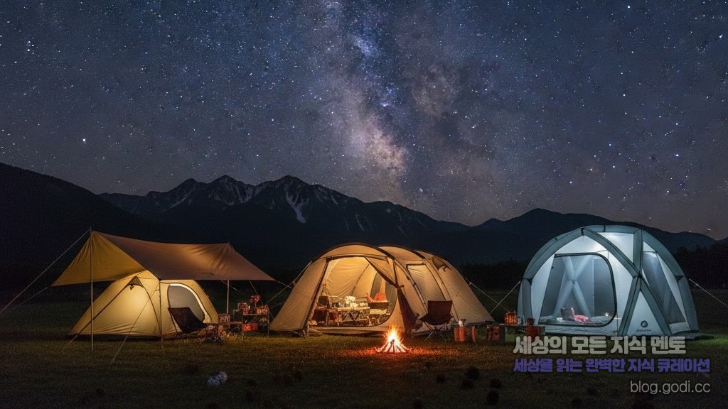 캠린이의 영원한 고민 ‘텐트 선택’, 후회 없는 타입을 결정하는 결정적 가이드