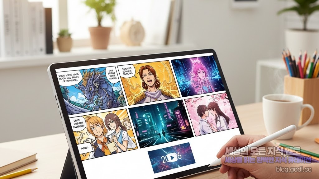 새해 첫 스크롤, 당신의 취향을 깨울 인생 웹툰과 1월 애니메이션 기대작 가이드