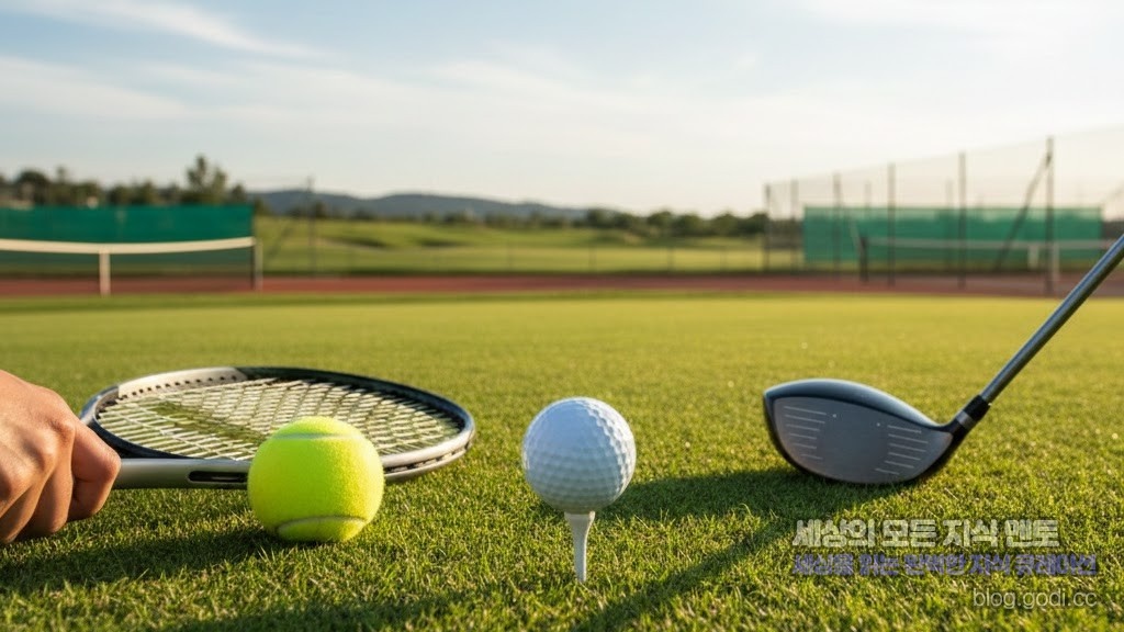 테이크백의 한 끗 차이: 골프와 테니스의 ‘공간 확보’가 만드는 무결점 스윙