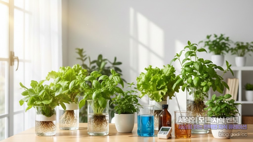 식물의 식탁을 바꾸다: 실패 없는 ‘수경 재배 영양 솔루션’과 액비 활용의 모든 것