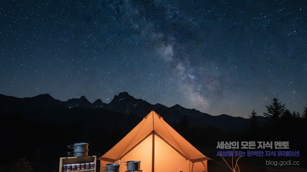 미니멀 캠핑의 끝판왕, 실패 없는 ‘캠핑 키친’ 수납 및 식재료 패킹 가이드