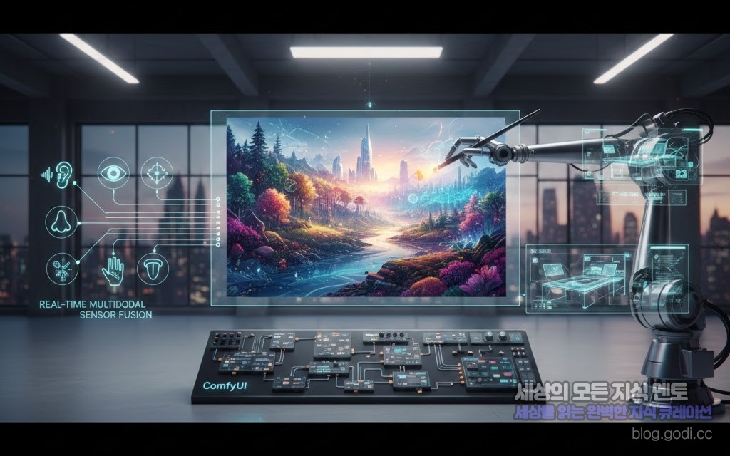 ComfyUI와 실시간 멀티모달 센서 융합: 오감을 자극하는 차세대 공간 지능형 워크플로우