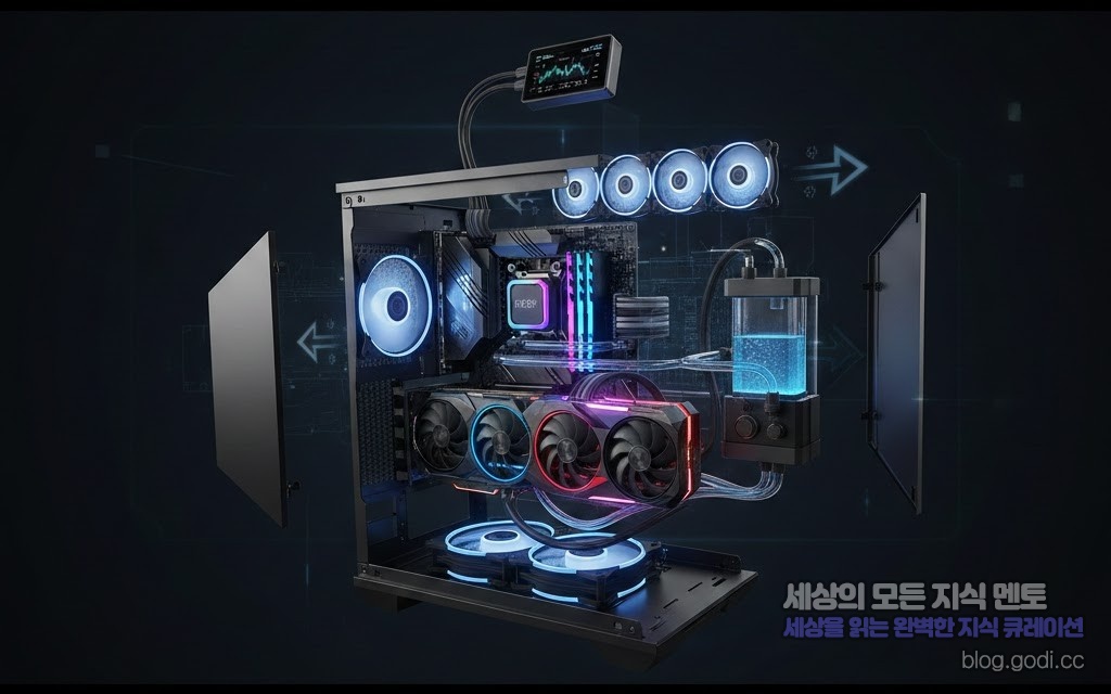 나만 알고 싶은 PC 튜닝의 디테일: 시스템의 격을 높이는 케이스와 쿨링 레이아웃의 마법