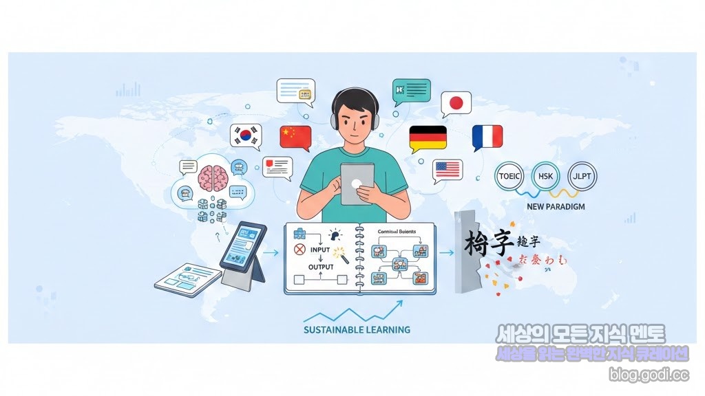 단순 암기는 이제 그만! 2026년을 준비하는 갓생러의 스마트한 외국어 습득 전략