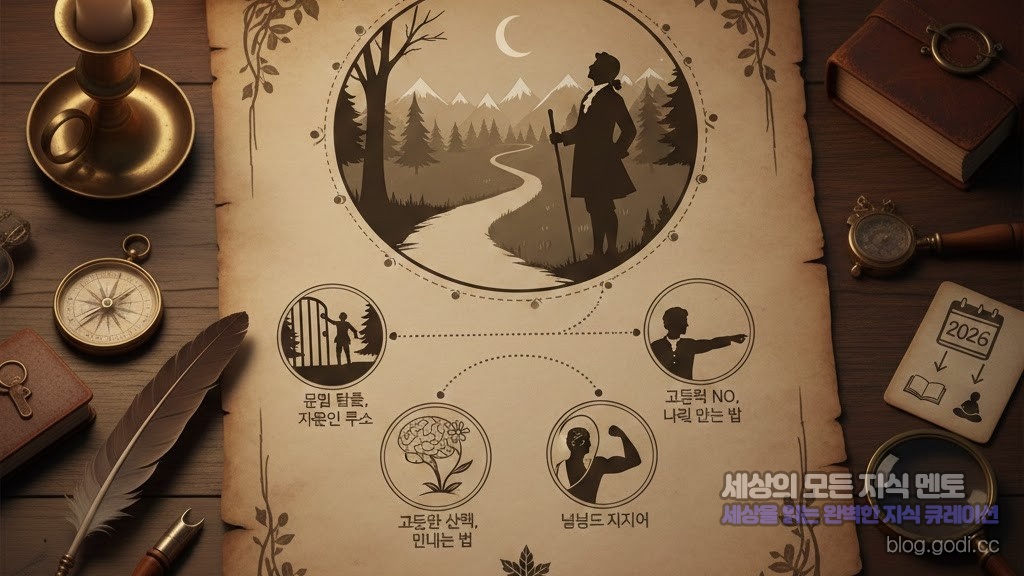 속도에 중독된 시대, 루소의 ‘고독한 산책자’가 건네는 멈춤의 기술