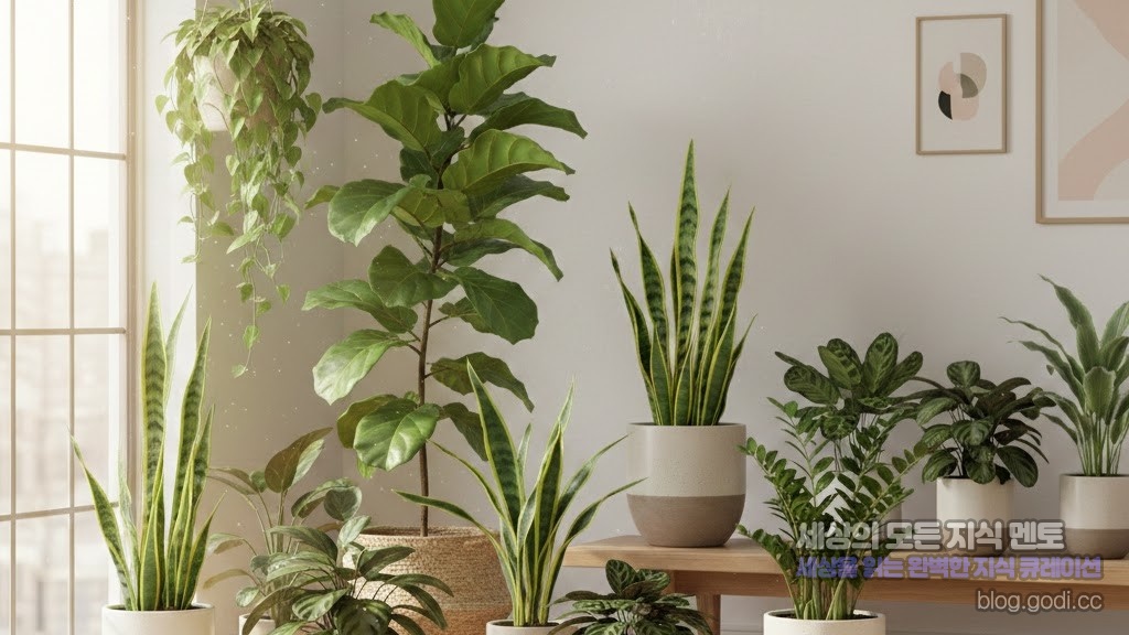 사계절 내내 싱그러운 우리 집, 실패 없는 실내 식물 배치와 수분 관리의 모든 것