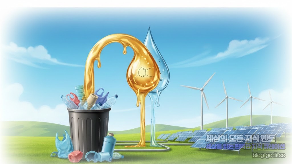 플라스틱이 석유가 되는 마술, '열분해유' 기술이 그리는 완벽한 자원 순환의 미래