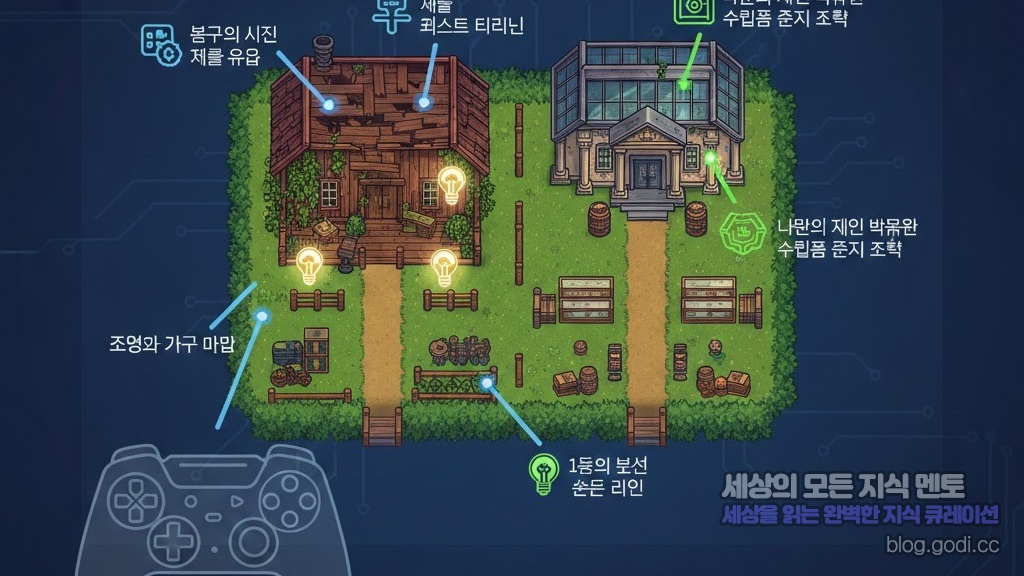 스타듀밸리 1.6+ 진정한 '가문의 영예': 조부모님의 유산, 그랜드파더 쉐드(Grandpa's Shed) 복구와 박물관 완벽 가이드