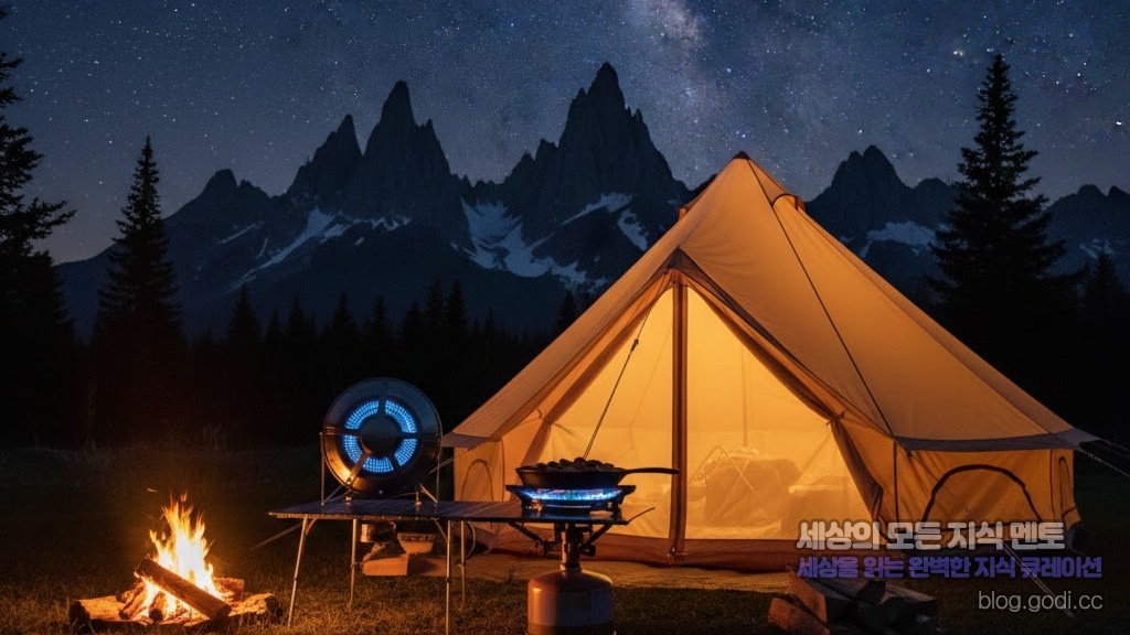 캠핑 요리의 신세계, 화력 조절 실패 없는 '캠핑 전용 고화력 버너' 무선 스마트 제어 가이드
