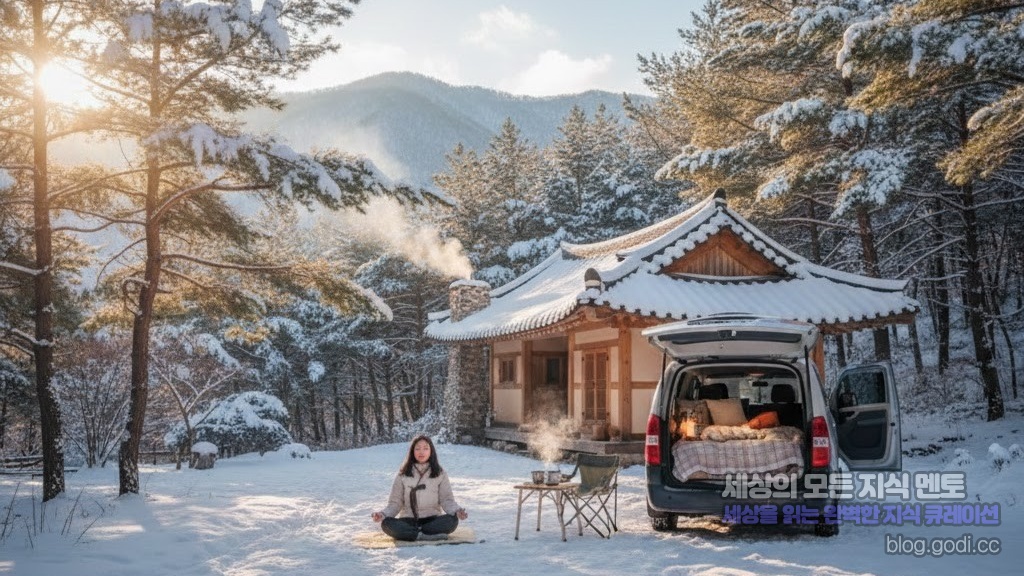 차가운 계절, 내면을 채우는 침묵의 시간: 강원도 양양 ‘숲속 명상’과 치유의 차박 로드맵