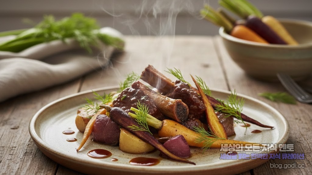 바쁜 일상의 속도를 늦추는 한 접시의 미학: 슬로 푸드 큐레이션과 마음챙김 식사법