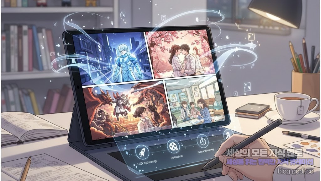 웹툰의 한계를 깨다: 2026 콘텐츠 생태계를 주도하는 K-웹툰의 파괴적 혁신과 정주행 가이드