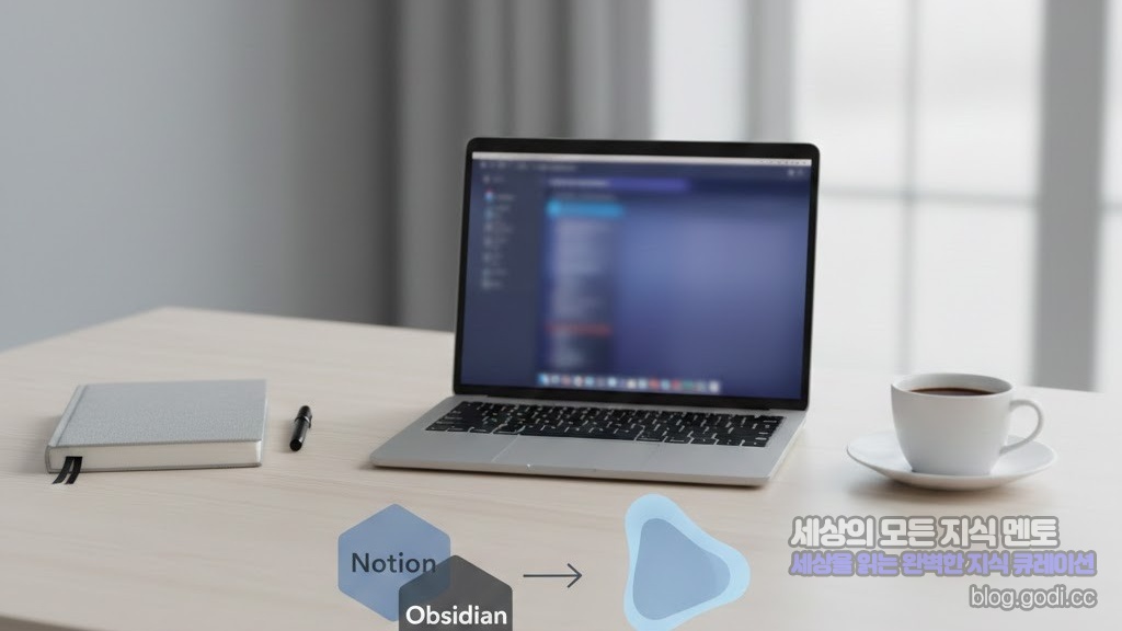 지식의 부채를 자산으로 바꾸는 기술: 노션과 옵시디언의 '공간 분리' 전략