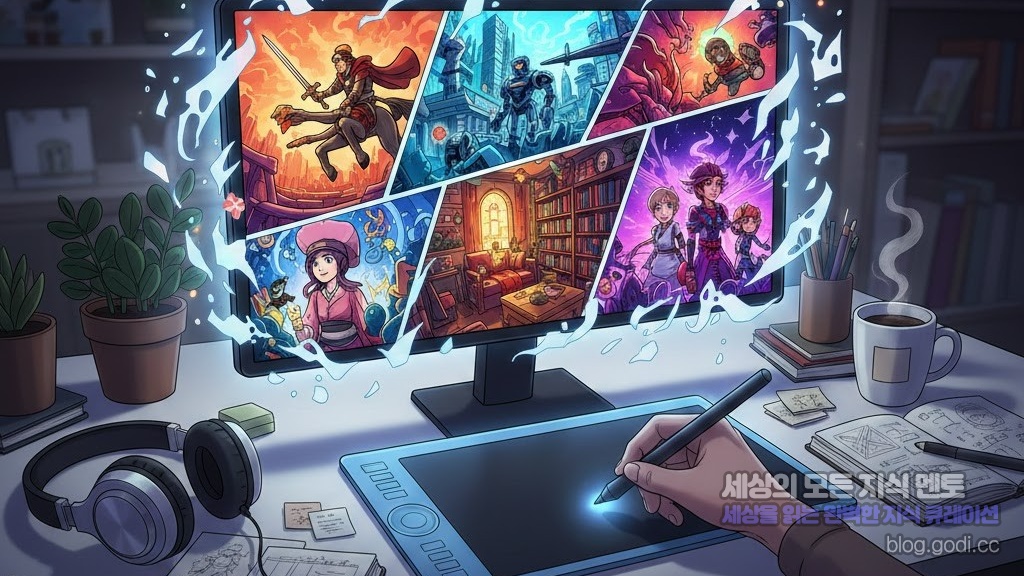 취향 파편화 시대의 생존법, 당신의 스크롤을 멈추게 할 장르별 숨은 명작과 애니화 라인업