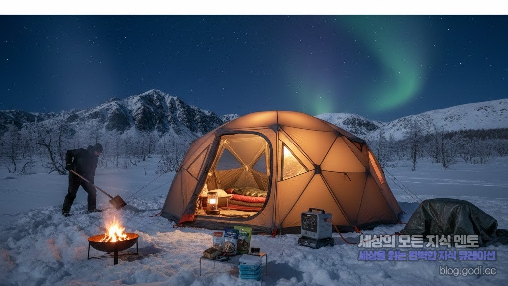 폭설과 영하의 기온에도 끄떡없는 '익스트림 동계 캠핑' 서바이벌 완벽 가이드