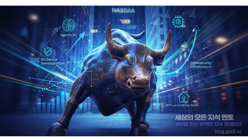 2026년 미국 증시 전망: AI 실물 경제의 본격화와 새로운 주도 섹터의 탄생 🚀