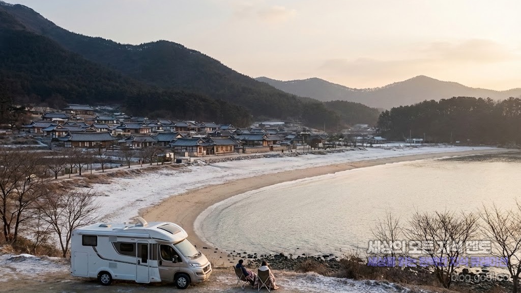 차가운 바람 끝에서 만나는 온전한 나, 겨울 바다와 숲이 어우러진 '부안' 웰니스 차박 여행