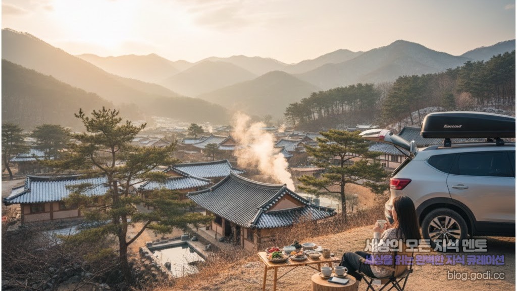 내 안의 고요를 깨우는 시간, 충남 아산 '온천 테라피'와 공주 숲속 차박 웰니스 로드맵