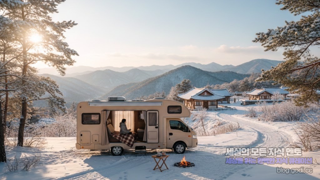 차가운 계절을 녹이는 내면의 휴식, 강원도 영월 '치유의 숲'과 비대면 차박 테라피