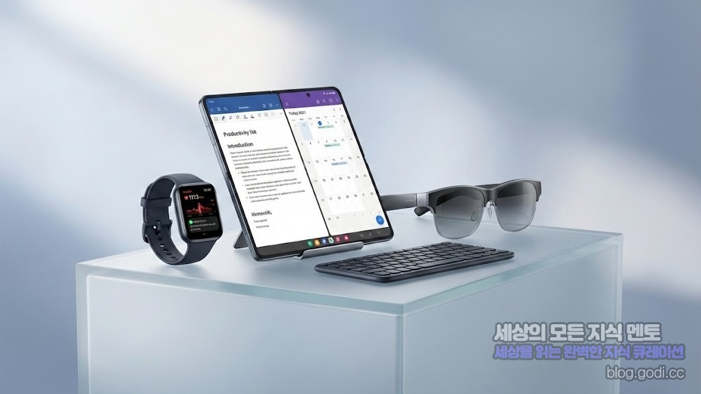 노트북 없는 출근이 현실로, 폴더블폰과 AR 글래스로 완성하는 모바일 오피스 가이드