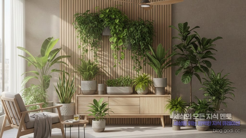 공간의 호흡을 바꾸는 플랜테리어: 식물과 가구의 조화로운 레이어링 노하우