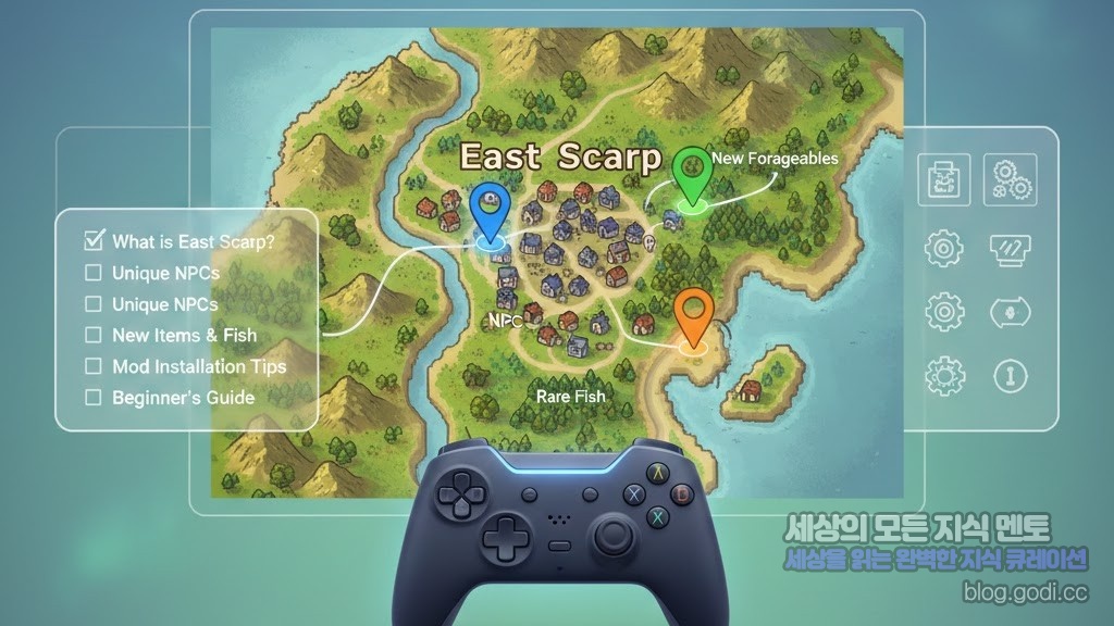 스타듀밸리 심화 학습: 이스트 스카프(East Scarp)로 확장하는 새로운 귀농 세계와 NPC 공략법