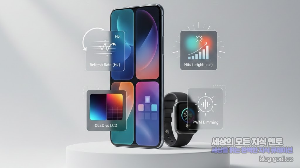 [초보 탈출] 스마트폰 스펙표 읽는 법: 주사율, OLED, 니트(nits)가 대체 뭔가요?