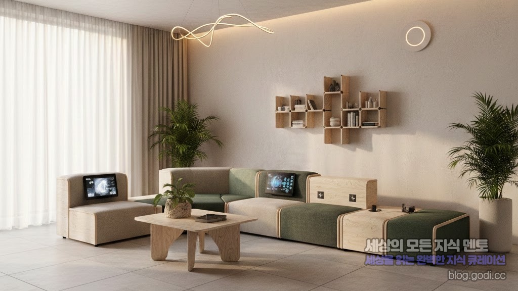 지속 가능한 스마트 라이프의 시작, ‘순환형 모듈러 가구’와 에코 테크 인테리어 전략