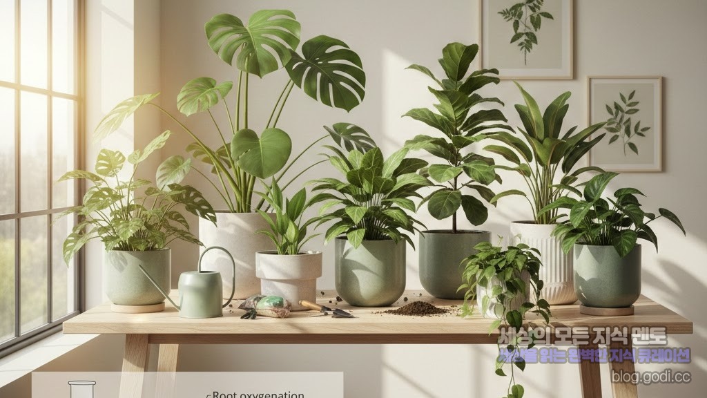 반려식물의 수명을 결정하는 한 끗, ‘뿌리 산소화’와 분갈이의 과학적 접근법