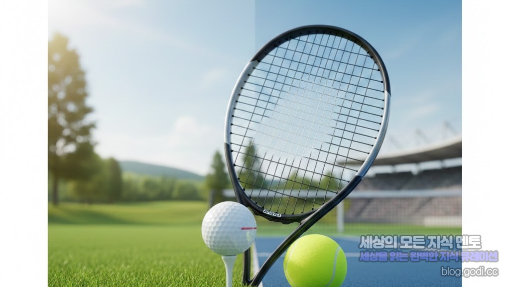 스코어를 바꾸는 결정적 한 끝, 골프 스윙 궤도 교정과 테니스 라켓 밸런스의 상관관계