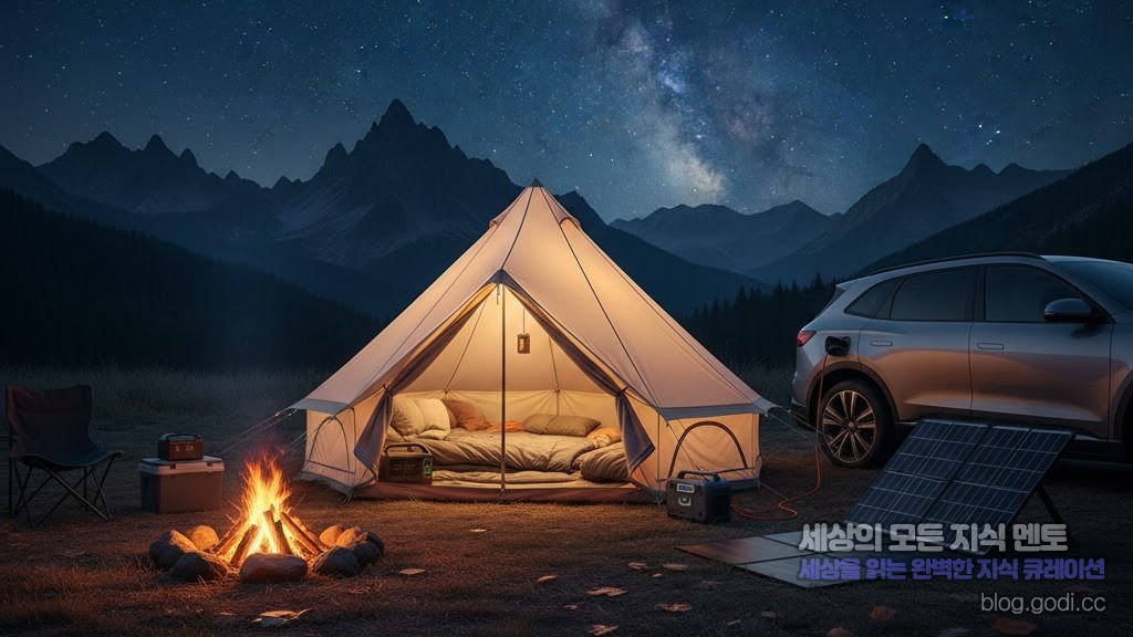 아웃도어 라이프의 질을 결정하는 ‘캠핑 전기 시스템’ 총정리: 파워뱅크와 V2L 스마트하게 활용하기