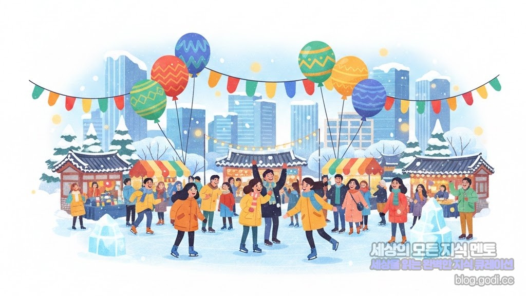 차가운 공기를 깨우는 뜨거운 영감, 1월에 꼭 가봐야 할 성수·여의도 팝업과 전국 겨울 축제 가이드