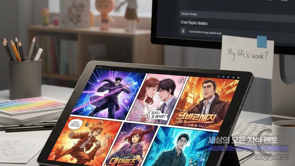 단순한 스토리를 넘어 차원을 확장하다: 지금 우리를 설레게 하는 K-웹툰의 진화