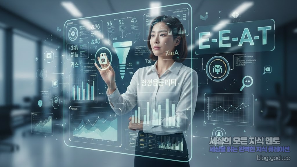 알고리즘의 선택을 받는 ‘신뢰 자본’: 로봇이 아닌 사람을 설득하는 E-E-A-T 심화 전략