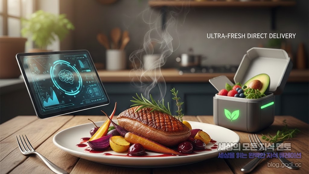 미식의 디지털 트랜스포메이션: AI 미각 비서와 초신선 직배송으로 완성하는 1인 다이닝의 진화