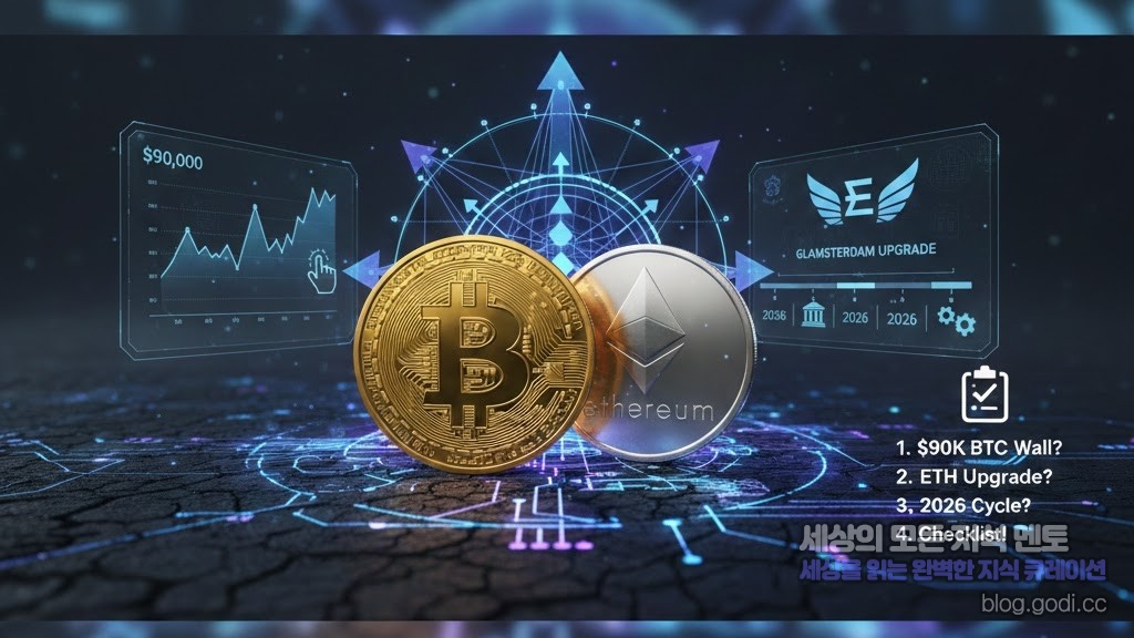 비트코인 9만 달러 공방전과 이더리움의 대변신, 온체인 데이터로 본 투자 나침반