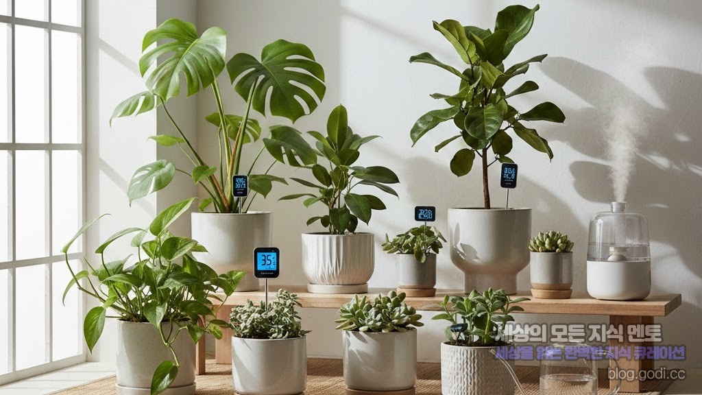 겨울철 반려식물 무름병 예방, ‘화분 속 습도 계측’으로 완벽하게 마스터하기