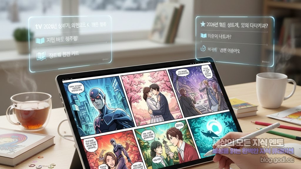 새해 첫날, 당신의 취향을 저격할 웹툰 가이드: 화제의 애니화 소식부터 정주행 추천작까지