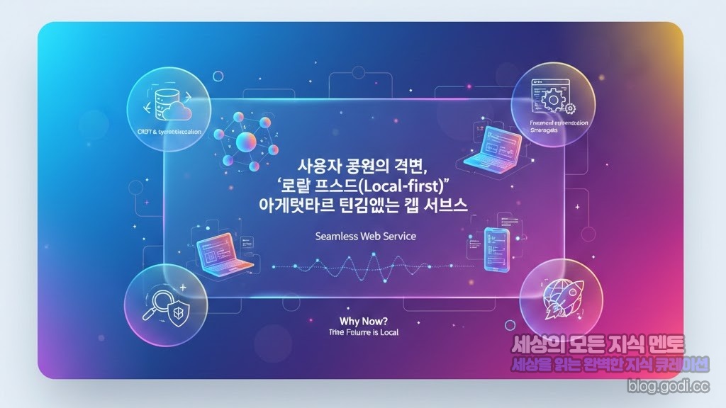 사용자 경험의 혁명, ‘로컬 퍼스트(Local-first)’ 아키텍처로 구현하는 끊김 없는 웹 서비스