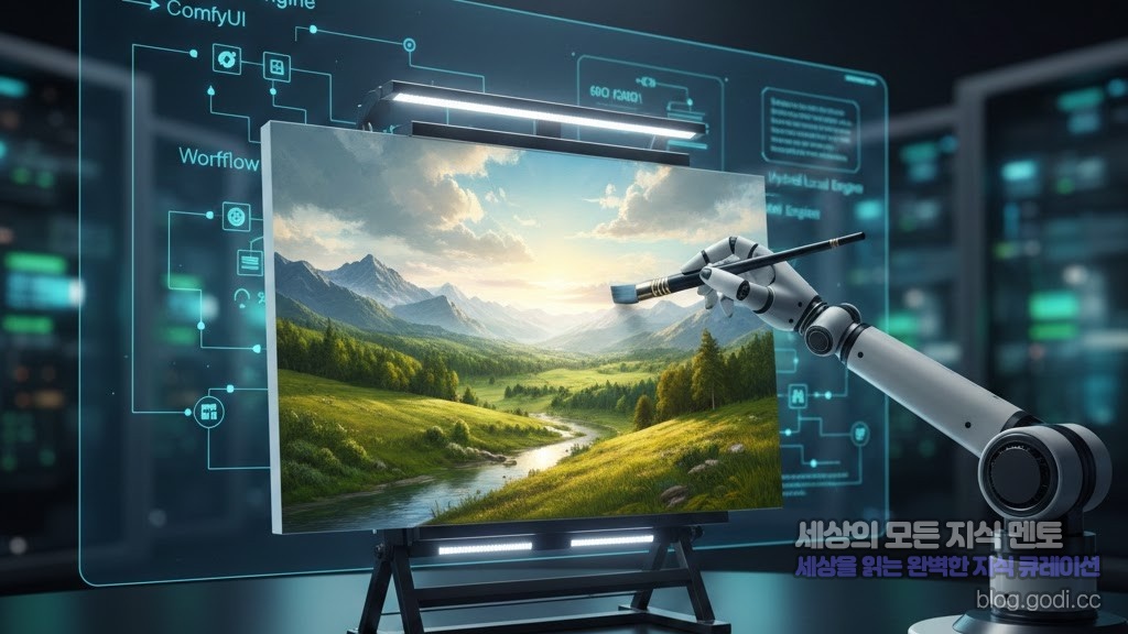 ComfyUI와 하이브리드 로컬 엔진: 24시간 멈추지 않는 나만의 AI 자동화 파이프라인 구축하기