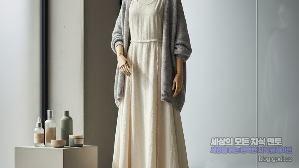 오감을 깨우는 우아함: ‘센서리 미니멀리즘’ 코디와 ‘에피제네틱’ 뷰티 루틴