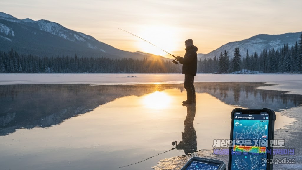 겨울 낚시의 승부수, ‘디지털 소나’와 ‘AI 맵’으로 물속을 꿰뚫어 보는 법