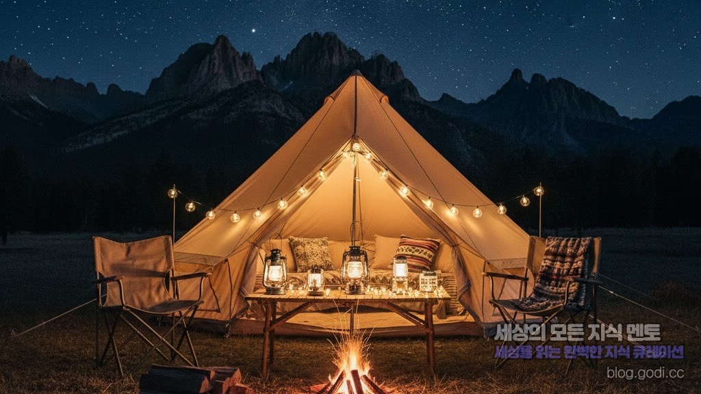 캠핑의 질이 바뀌는 ‘감성 한 끗’ 차이, 실패 없는 캠핑 조명 및 소품 큐레이션 가이드