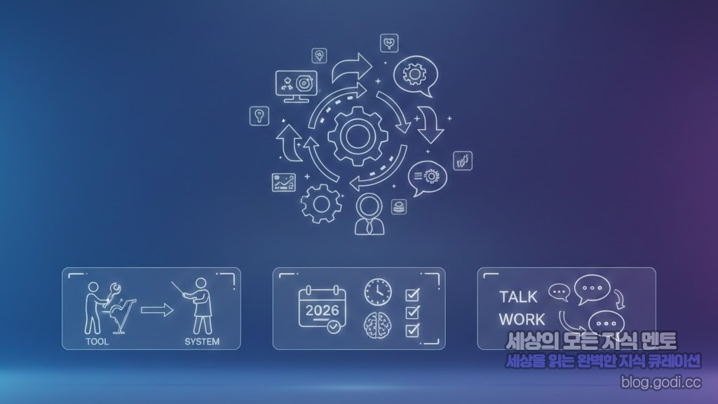 스스로 생각하고 실행하는 앱의 시대: 2026년 일의 미래를 바꾸는 AI 에이전트 소프트웨어 심층 분석