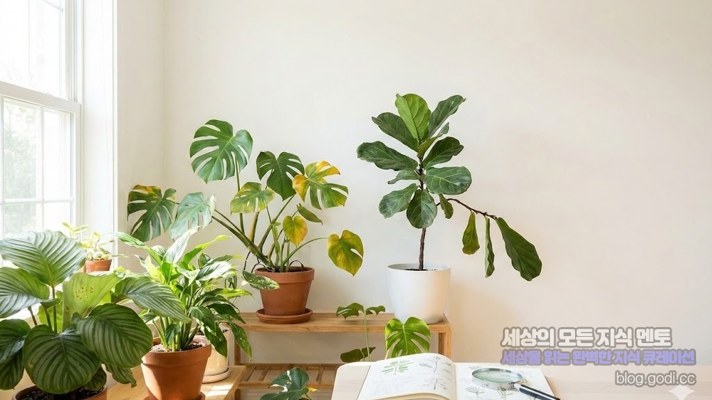 식물의 언어를 읽는 법: 초보 식집사를 위한 잎의 신호 분석 가이드